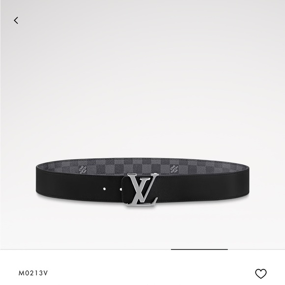 Louis Vuitton LV Initiales Silver Buckle Reversible Belt Size 100/40 - Picture 7 of 10